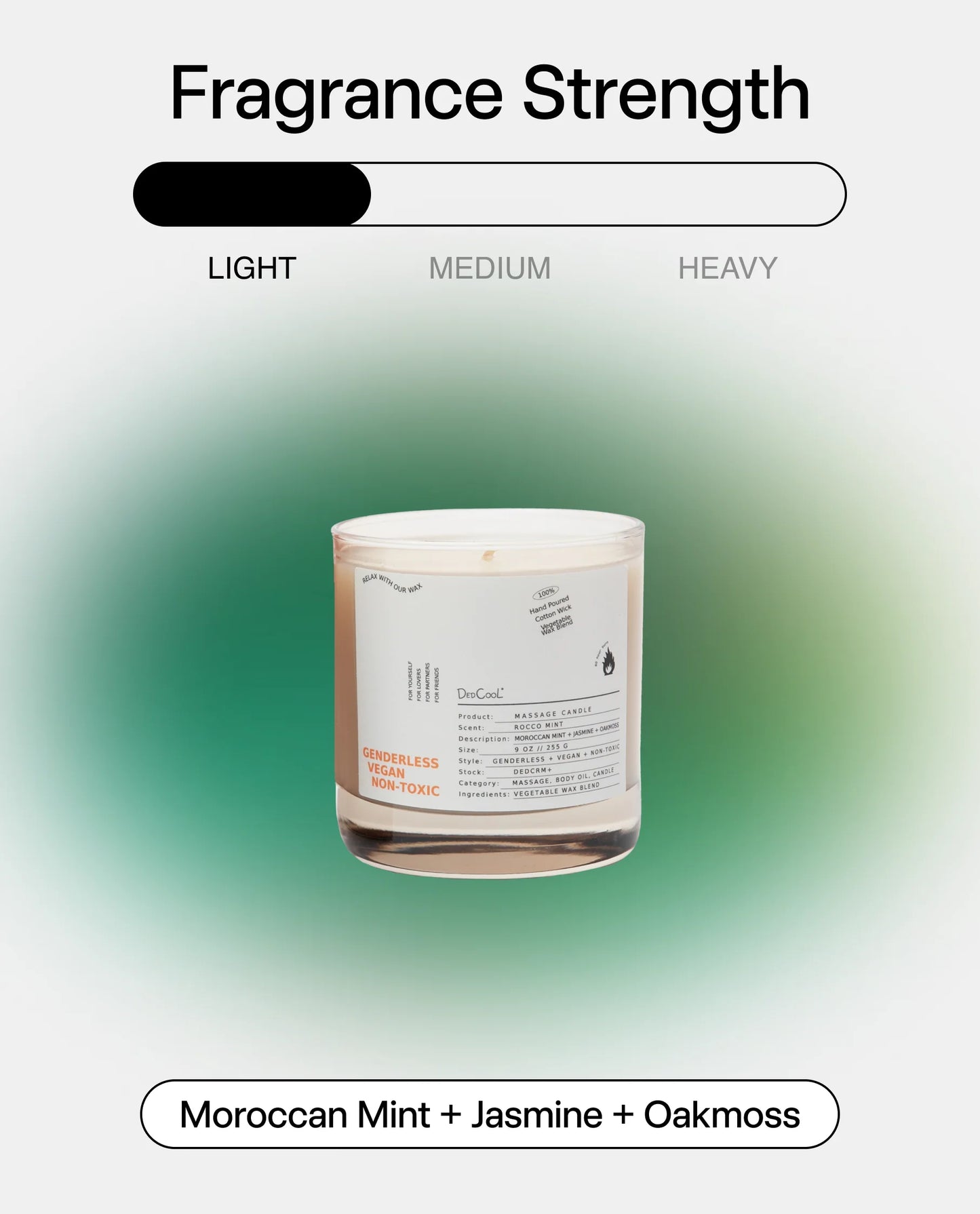 Rocco Mint Massage Candle