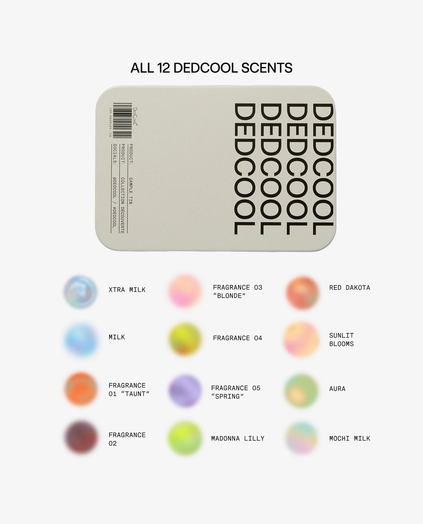 DedCool Discovery Set + 20% off your first Fragrance