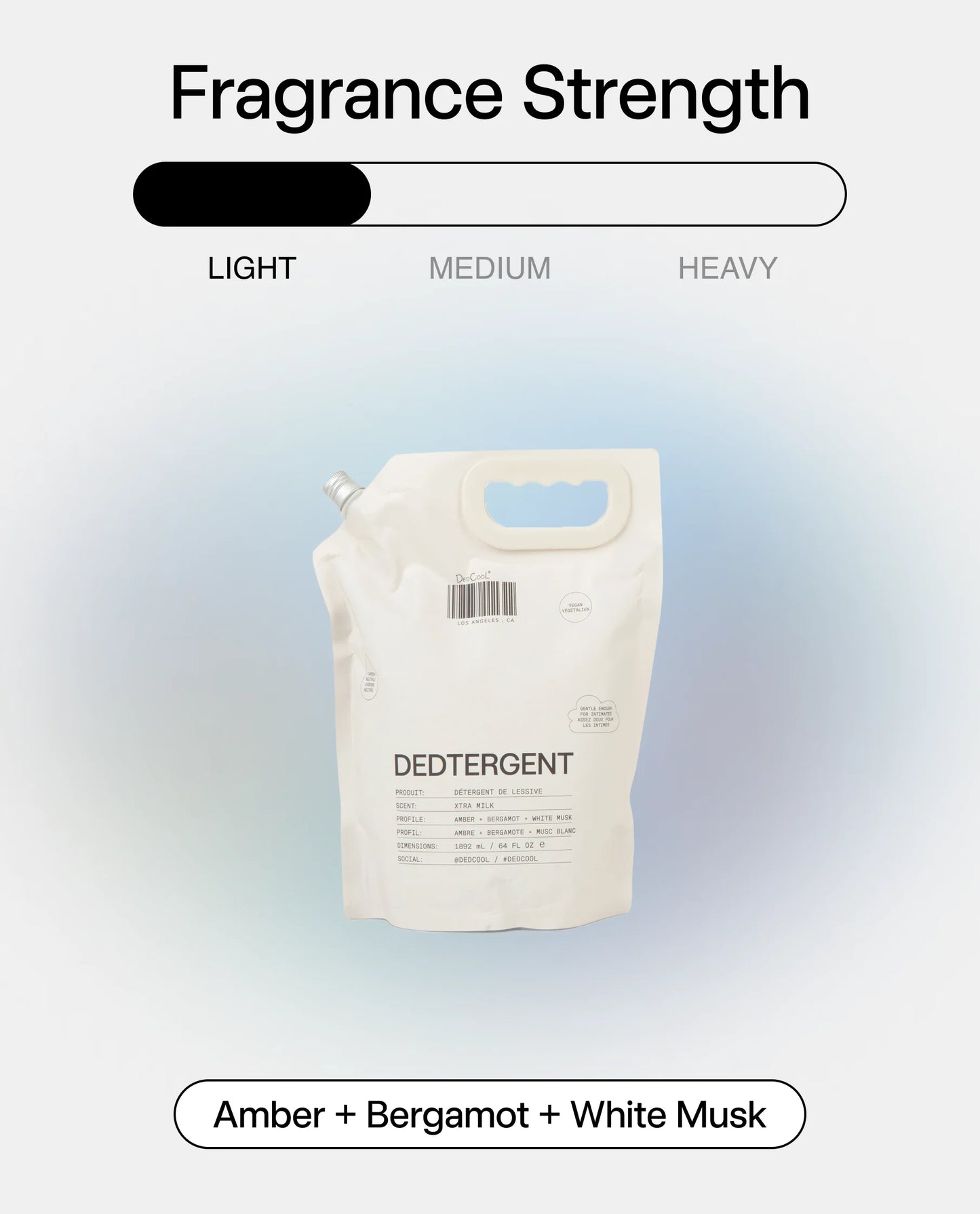 Dedtergent Refill Xtra Milk