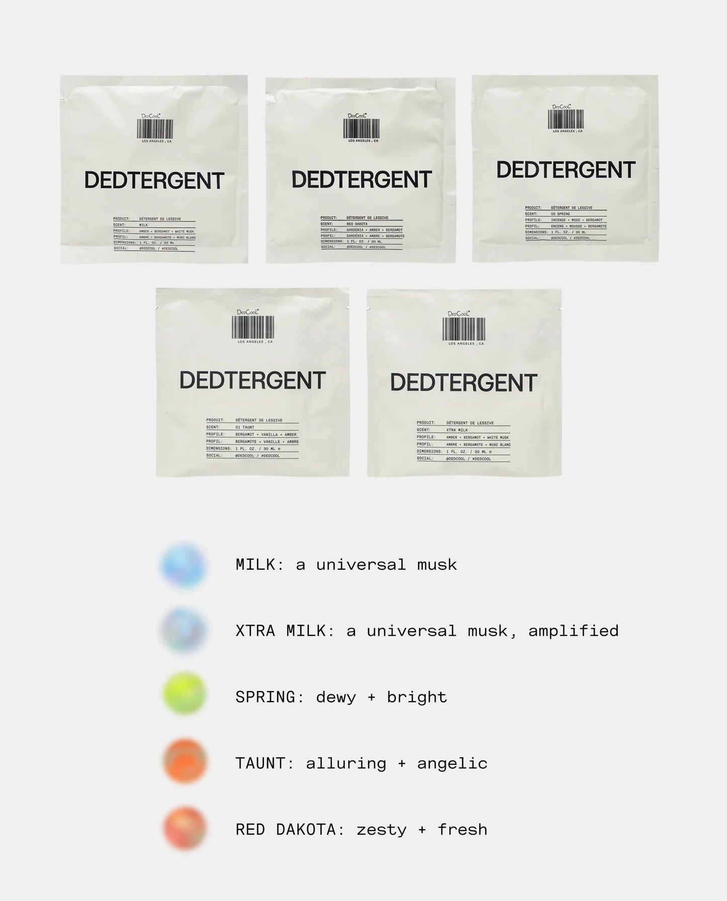Dedtergent Sample Pack + $10 Off a Full Size Dedtergent